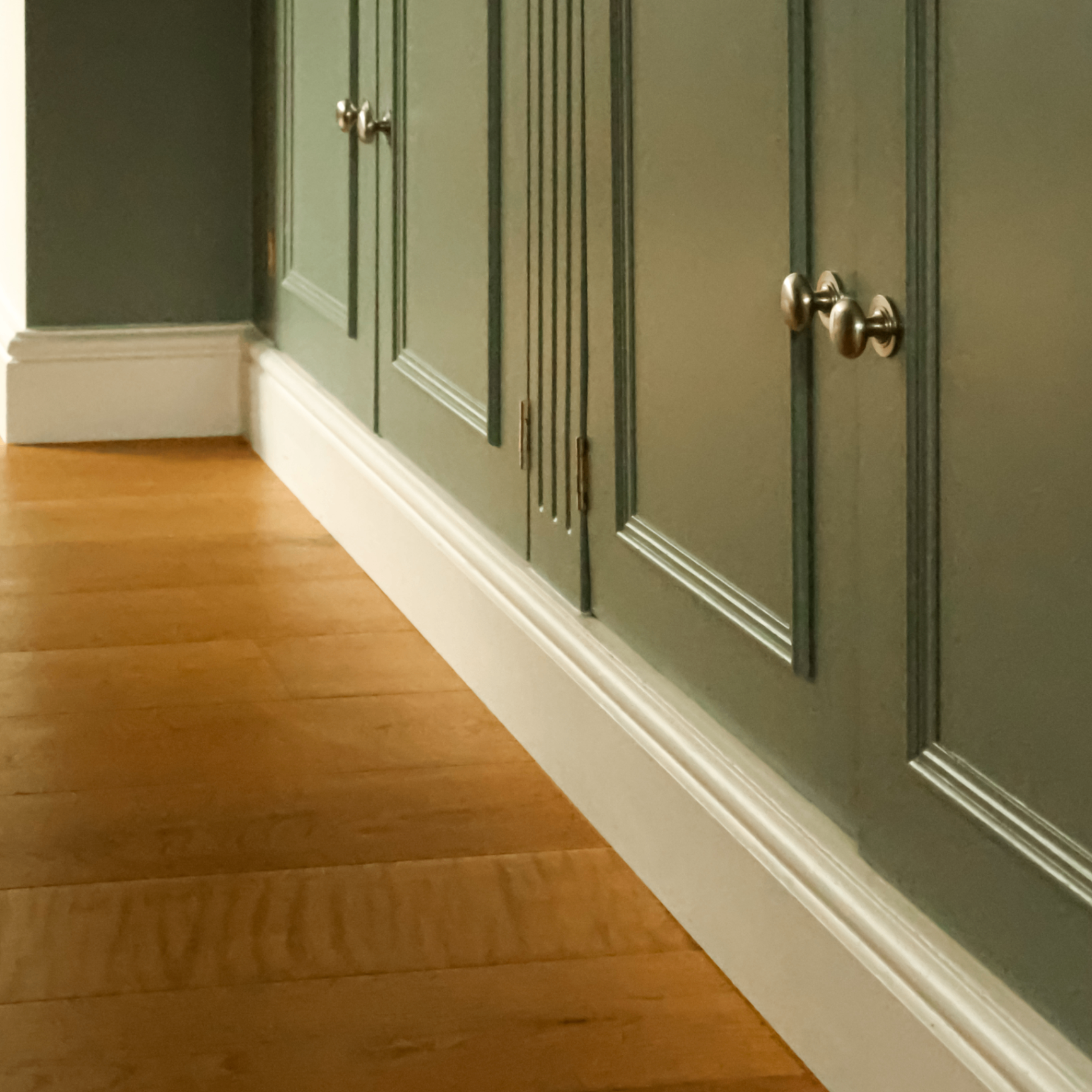 Custom cabinetry with accessible hardware