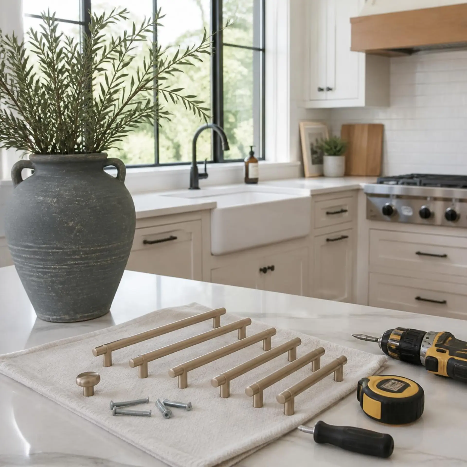 Cabinet Hardware Installation