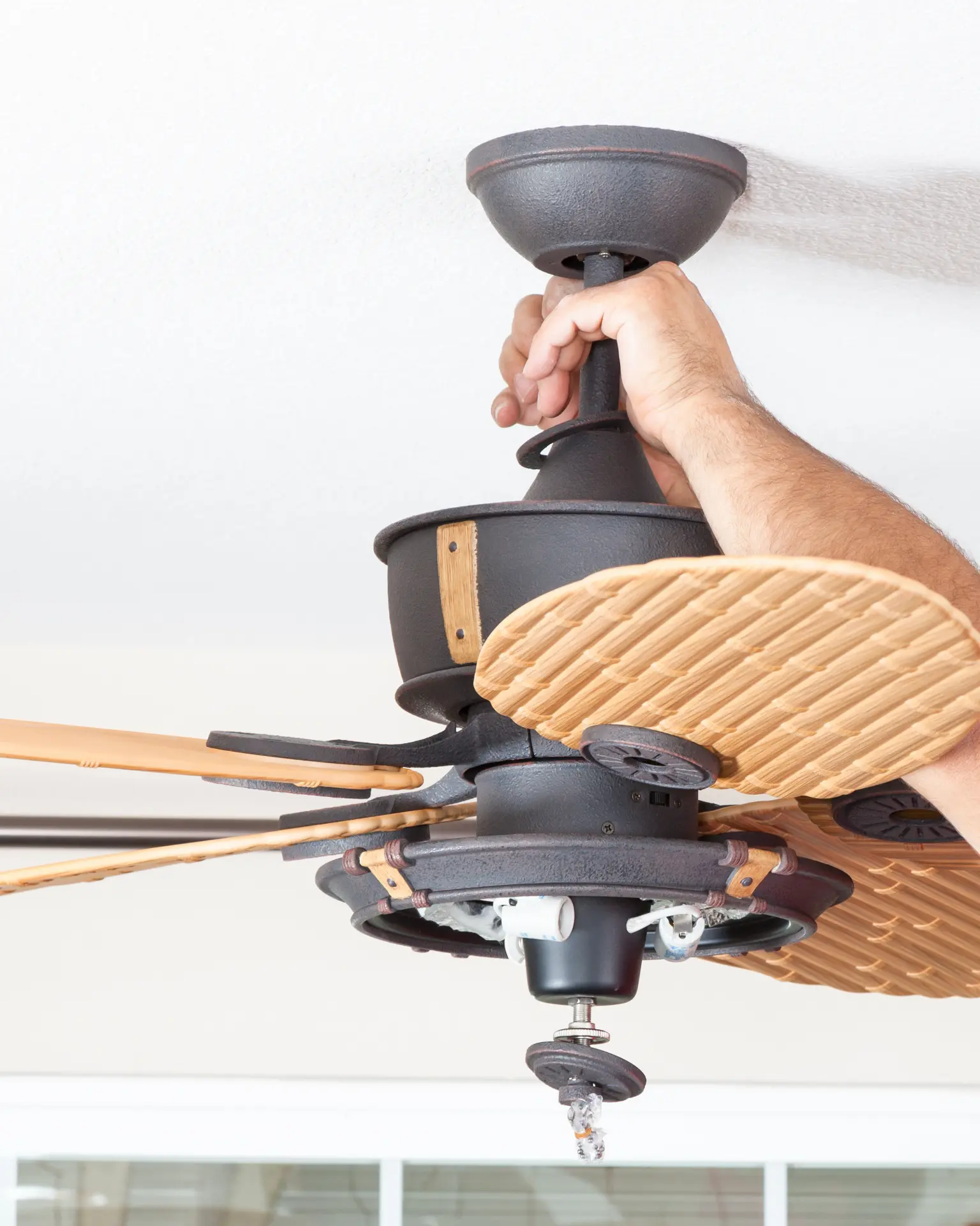Installing a ceiling fan